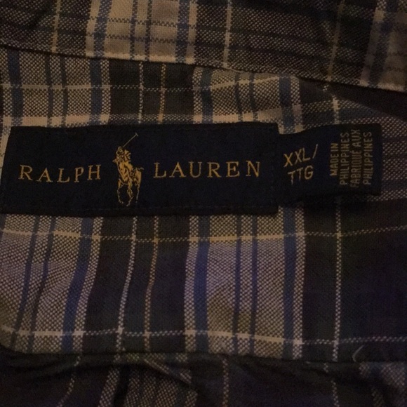 Ralph-Lauren Men’s Plaid Shirt size XXL Pre-Owned - Picture 3 of 3